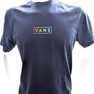 Vans Colorpop Logo Tee | Men’s Large | Navy-Grey Cool
